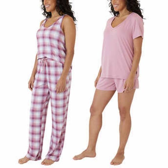 Eddie Bauer Ladies' 4-piece Pajama Set - Picture 2 of 6